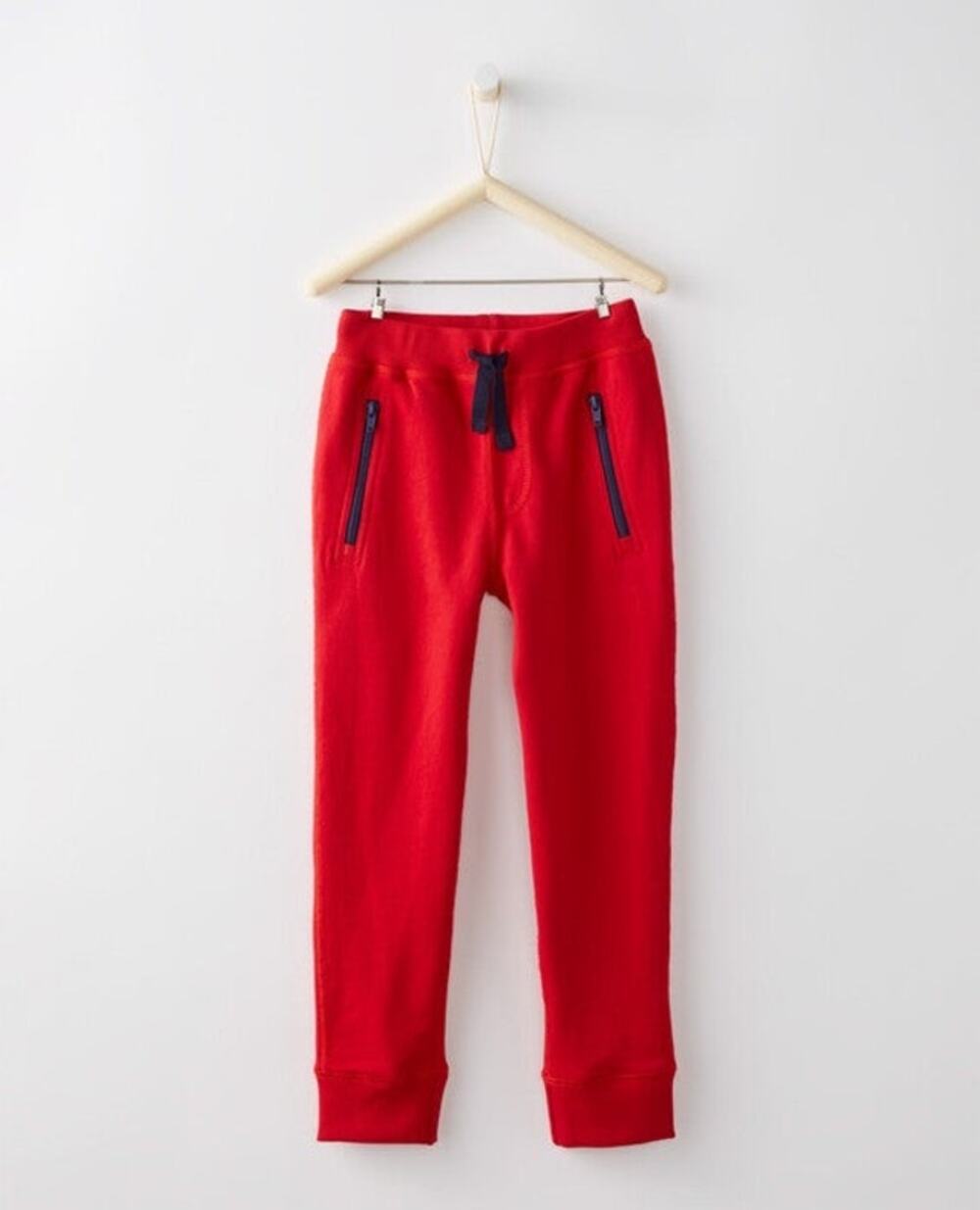 Comfy Hanna Andersson Red Cotton Jogger Sweatpants 3T